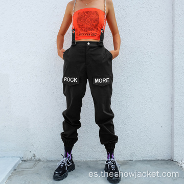 Streetwear bordado a la moda Hip Pop para mujer